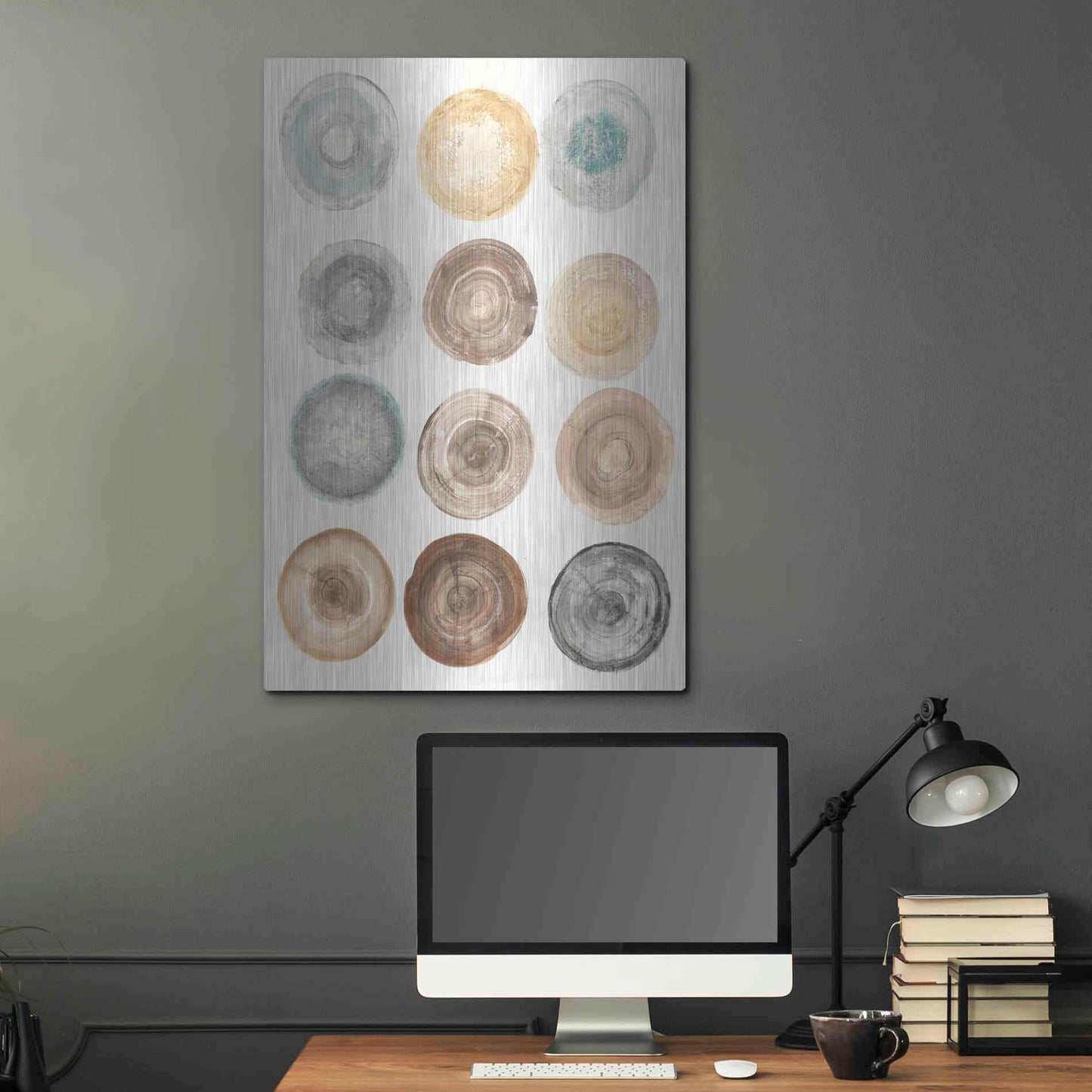 Luxe Metal Art 'Counting the Years' by Albena Hristova, Metal Wall Art,24x36