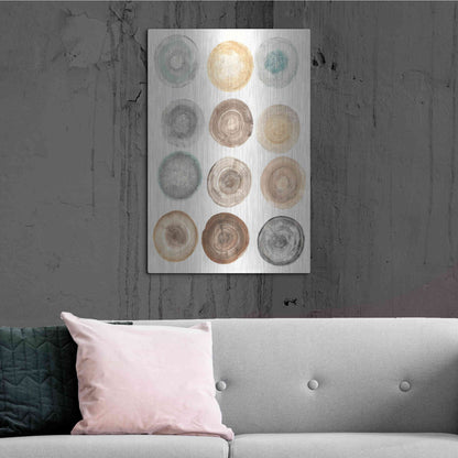 Luxe Metal Art 'Counting the Years' by Albena Hristova, Metal Wall Art,24x36