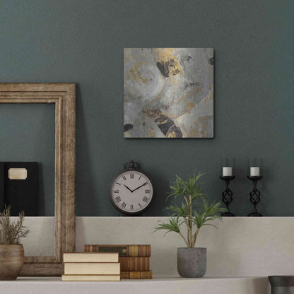 Luxe Metal Art 'Painted Desert Neutral' by Albena Hristova, Metal Wall Art,12x12