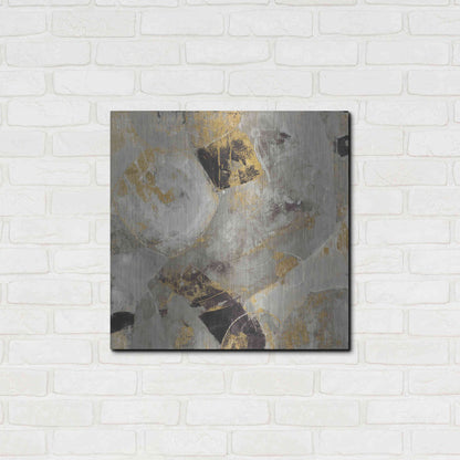 Luxe Metal Art 'Painted Desert Neutral' by Albena Hristova, Metal Wall Art,24x24