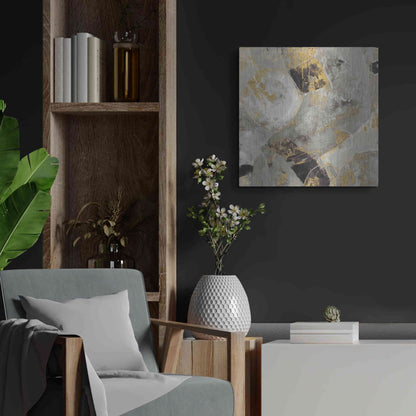 Luxe Metal Art 'Painted Desert Neutral' by Albena Hristova, Metal Wall Art,24x24