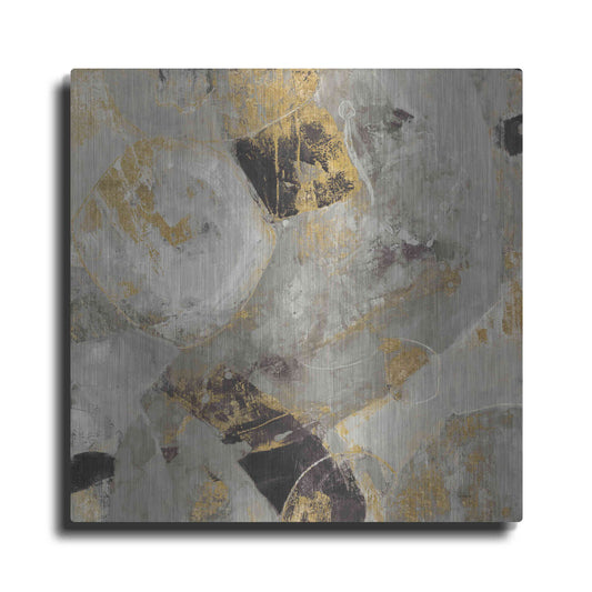 Luxe Metal Art 'Painted Desert Neutral' by Albena Hristova, Metal Wall Art