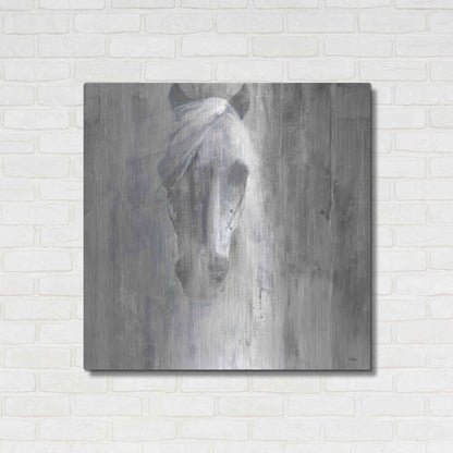 Luxe Metal Art 'Shadow Gray' by Albena Hristova, Metal Wall Art,36x36