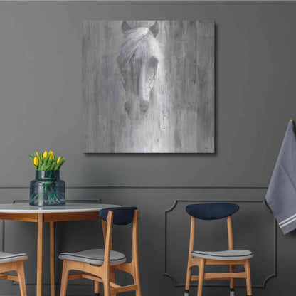 Luxe Metal Art 'Shadow Gray' by Albena Hristova, Metal Wall Art,36x36