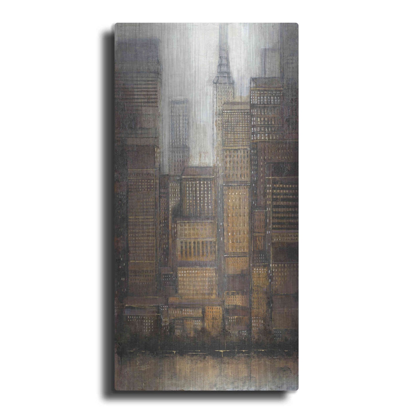 Luxe Metal Art 'Uptown City I' by Tim O'Toole, Metal Wall Art