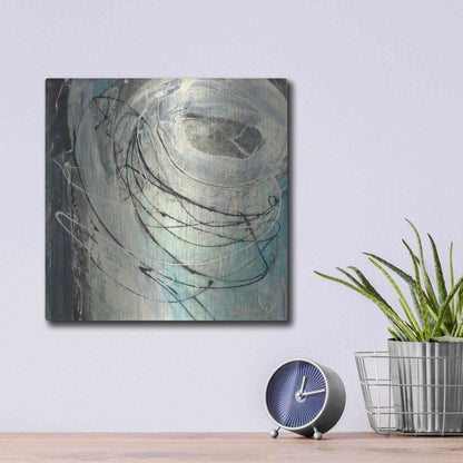Luxe Metal Art 'Twister' by Albena Hristova, Metal Wall Art,12x12