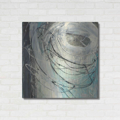 Luxe Metal Art 'Twister' by Albena Hristova, Metal Wall Art,36x36