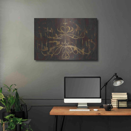 Luxe Metal Art 'Romantic Lines' by Albena Hristova, Metal Wall Art,36x24