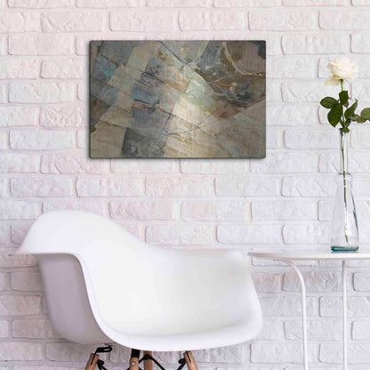 Luxe Metal Art 'Rock IV' by Albena Hristova, Metal Wall Art,24x16