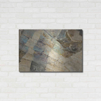 Luxe Metal Art 'Rock IV' by Albena Hristova, Metal Wall Art,36x24