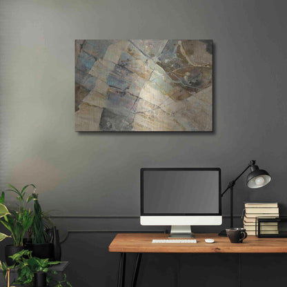 Luxe Metal Art 'Rock IV' by Albena Hristova, Metal Wall Art,36x24
