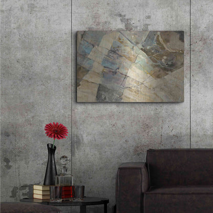 Luxe Metal Art 'Rock IV' by Albena Hristova, Metal Wall Art,36x24