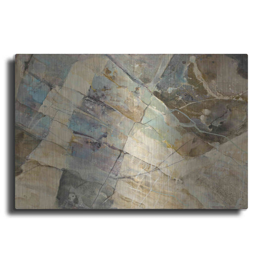 Luxe Metal Art 'Rock IV' by Albena Hristova, Metal Wall Art