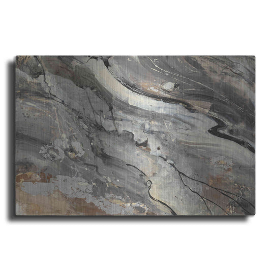 Luxe Metal Art 'Minerals IV Crop' by Albena Hristova, Metal Wall Art