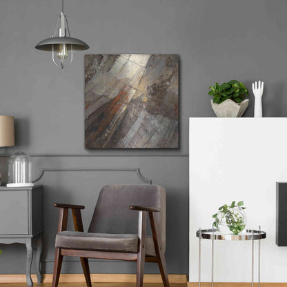 Luxe Metal Art 'Fire and Ice' by Albena Hristova, Metal Wall Art,24x24