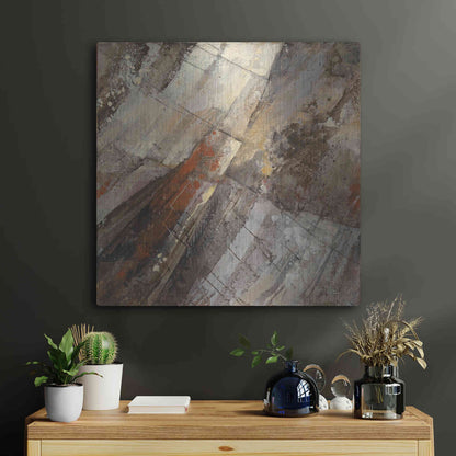 Luxe Metal Art 'Fire and Ice' by Albena Hristova, Metal Wall Art,24x24