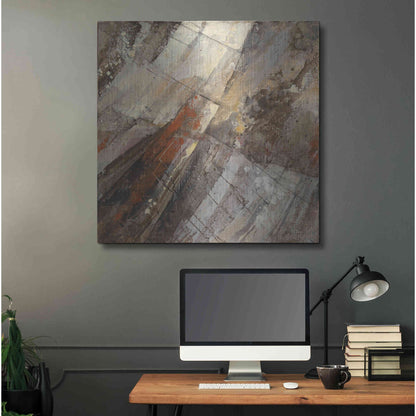 Luxe Metal Art 'Fire and Ice' by Albena Hristova, Metal Wall Art,36x36