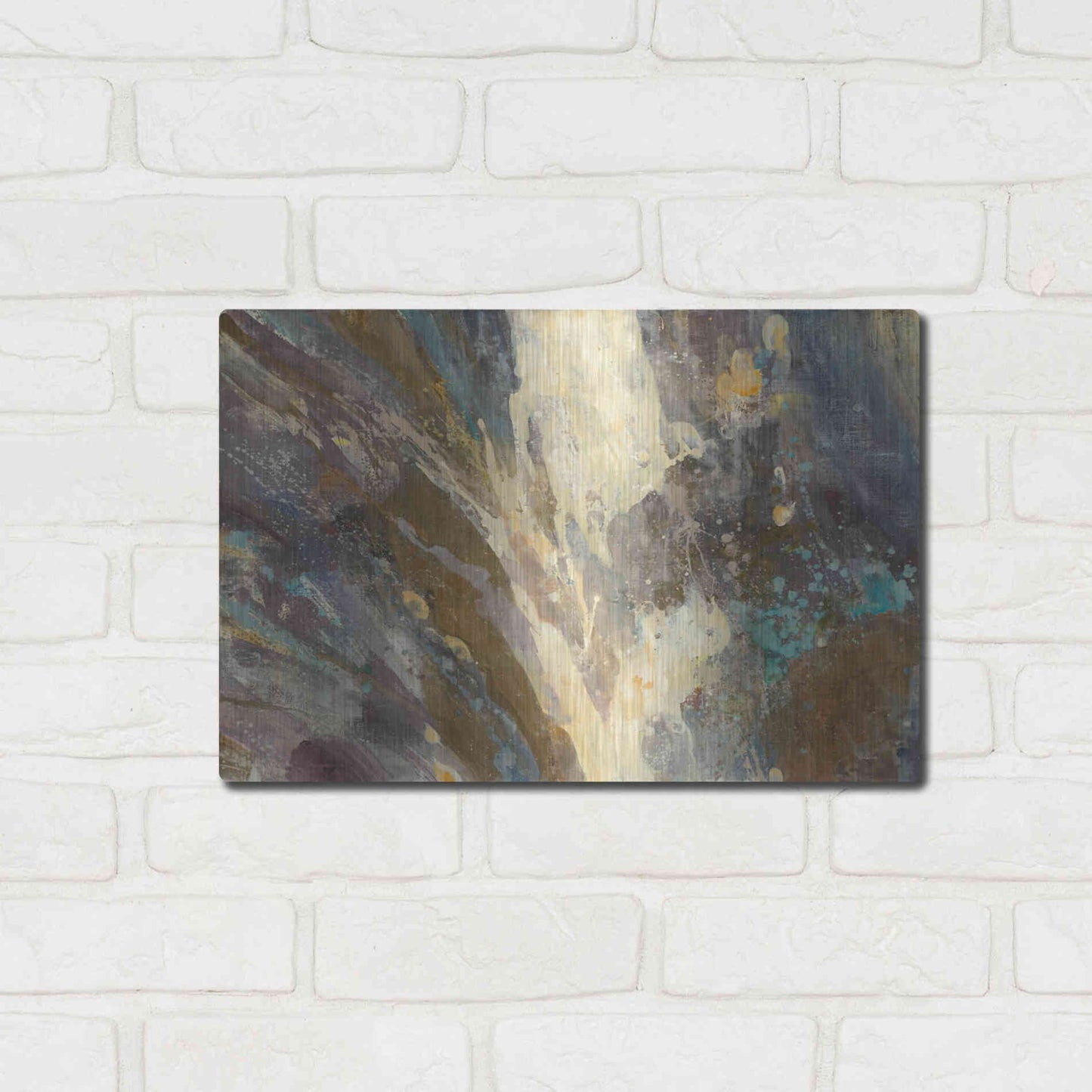 Luxe Metal Art 'By the Waters Edge' by Albena Hristova, Metal Wall Art,16x12