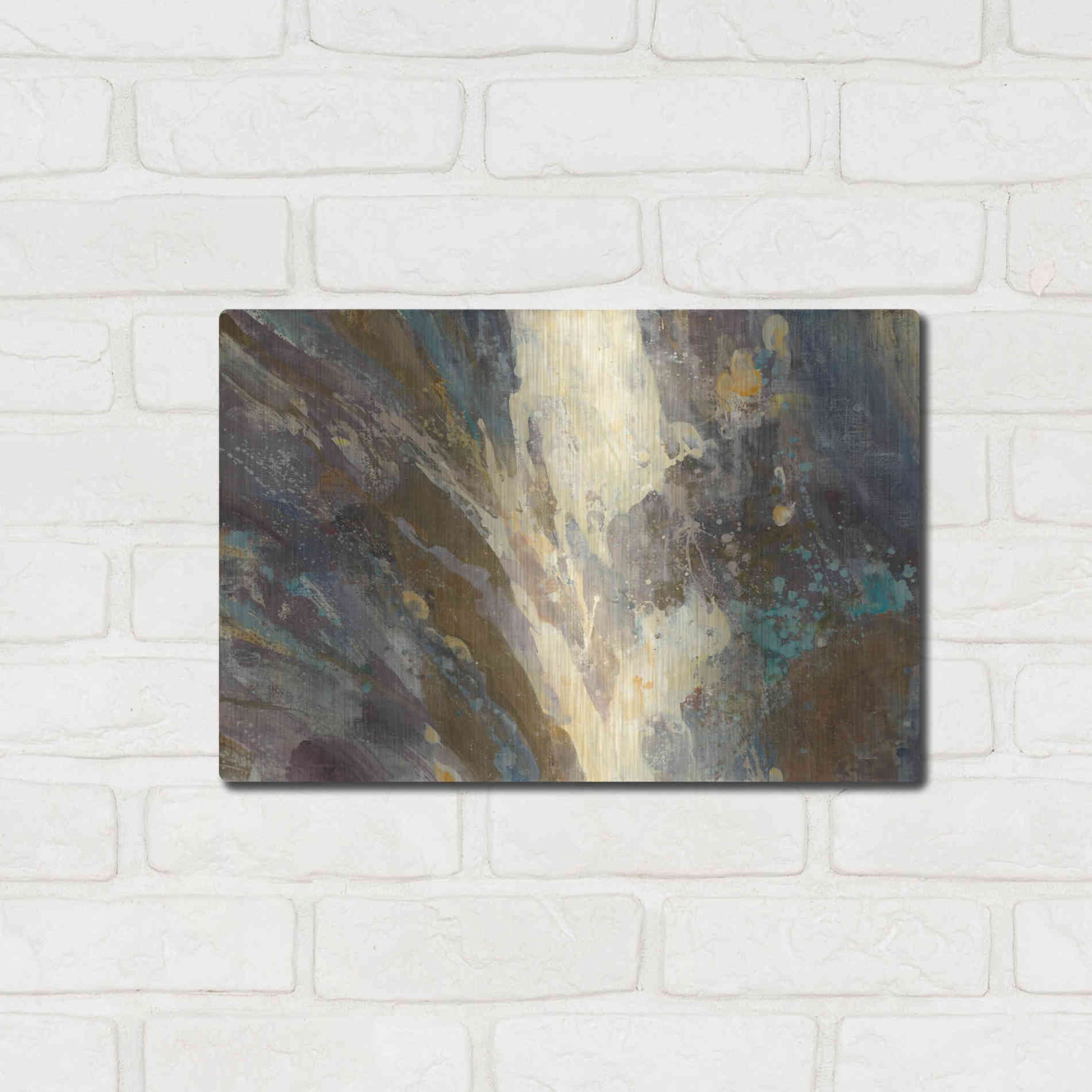 Luxe Metal Art 'By the Waters Edge' by Albena Hristova, Metal Wall Art,16x12