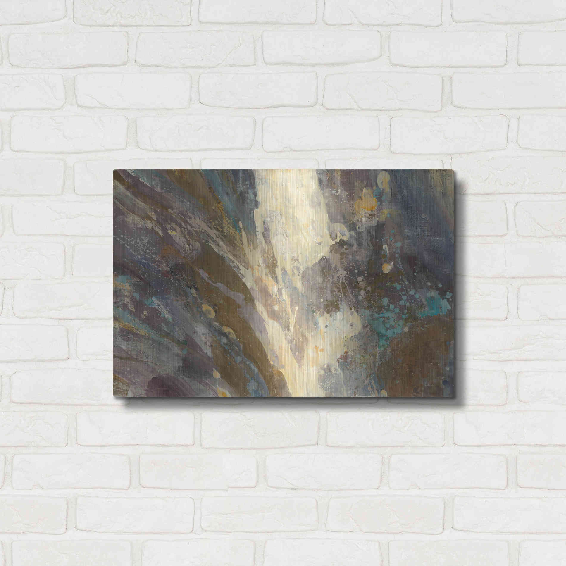 Luxe Metal Art 'By the Waters Edge' by Albena Hristova, Metal Wall Art,24x16