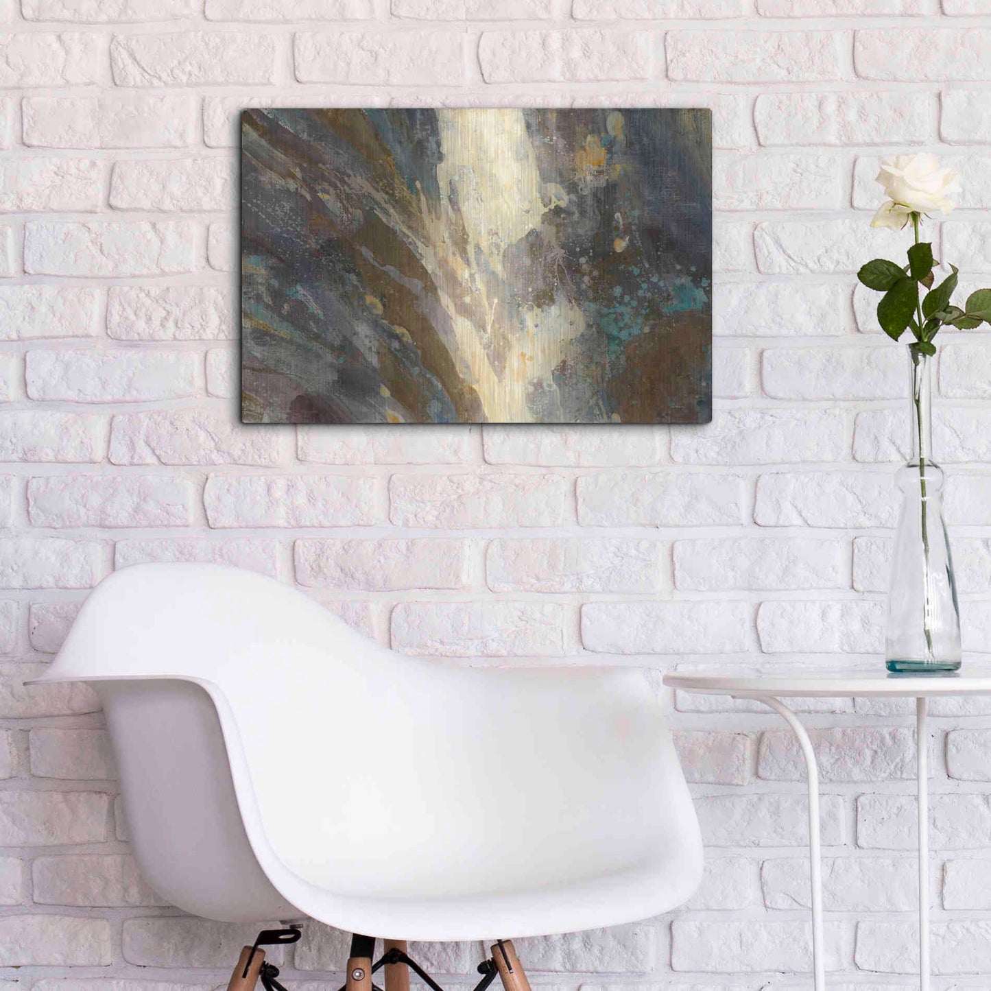 Luxe Metal Art 'By the Waters Edge' by Albena Hristova, Metal Wall Art,24x16