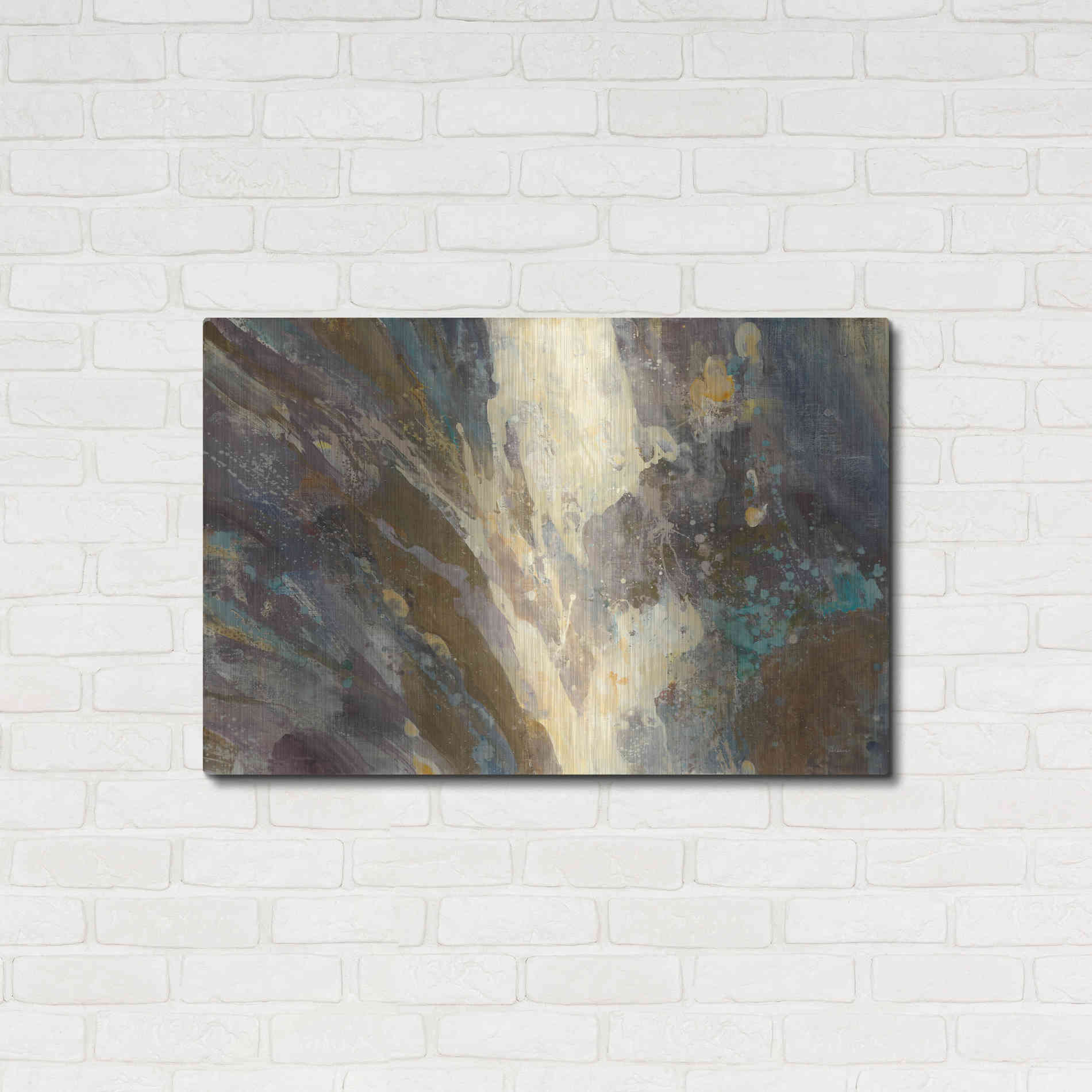 Luxe Metal Art 'By the Waters Edge' by Albena Hristova, Metal Wall Art,36x24