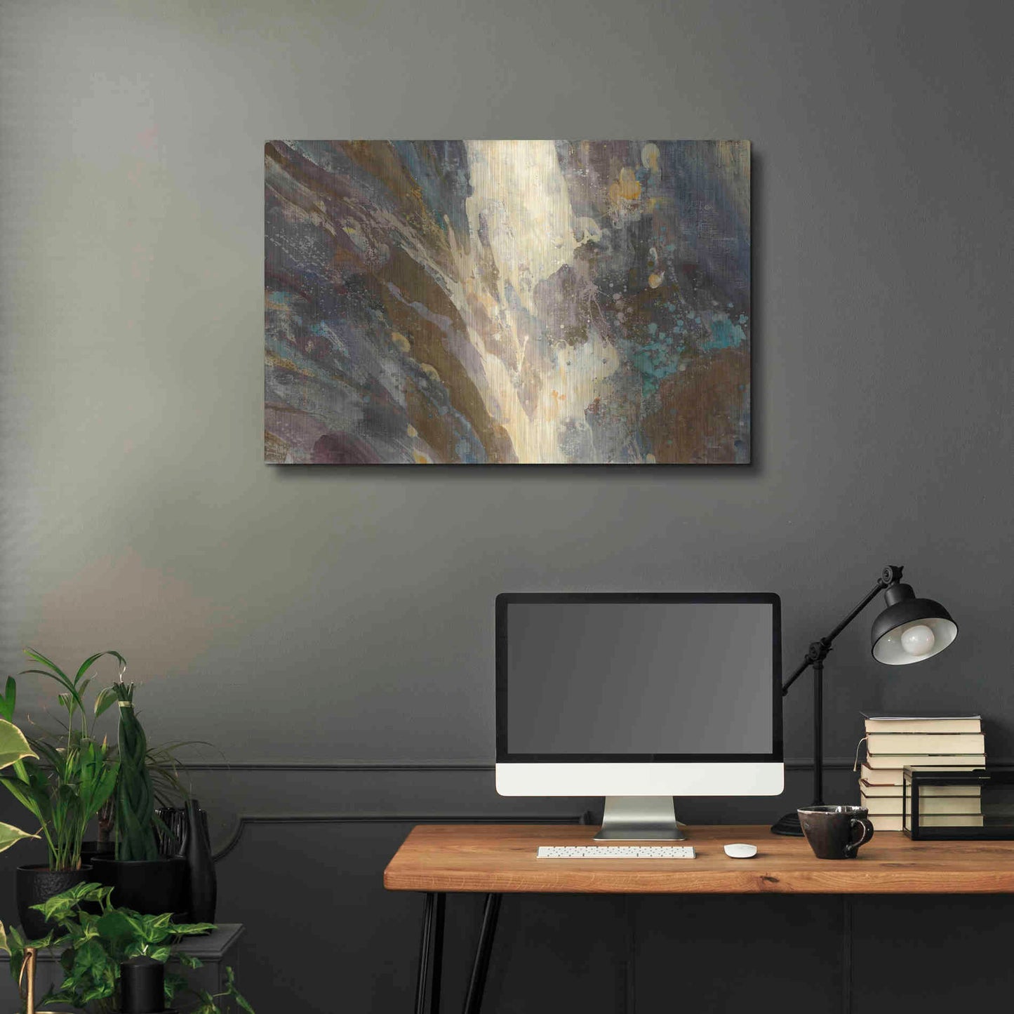 Luxe Metal Art 'By the Waters Edge' by Albena Hristova, Metal Wall Art,36x24