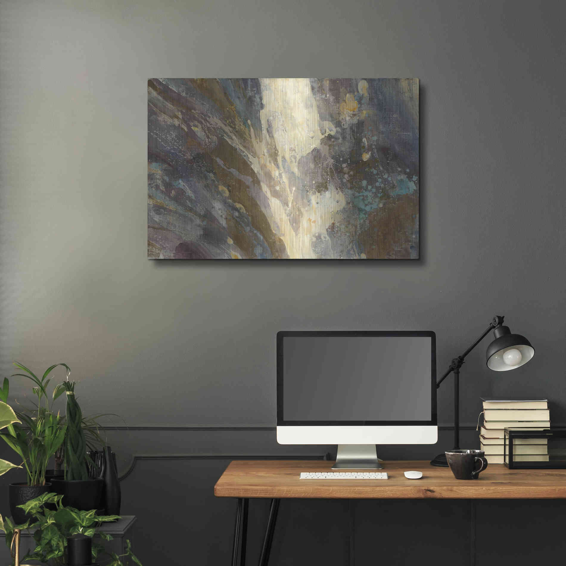 Luxe Metal Art 'By the Waters Edge' by Albena Hristova, Metal Wall Art,36x24