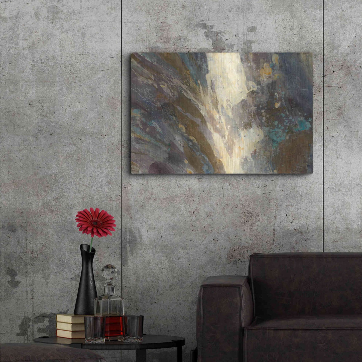 Luxe Metal Art 'By the Waters Edge' by Albena Hristova, Metal Wall Art,36x24