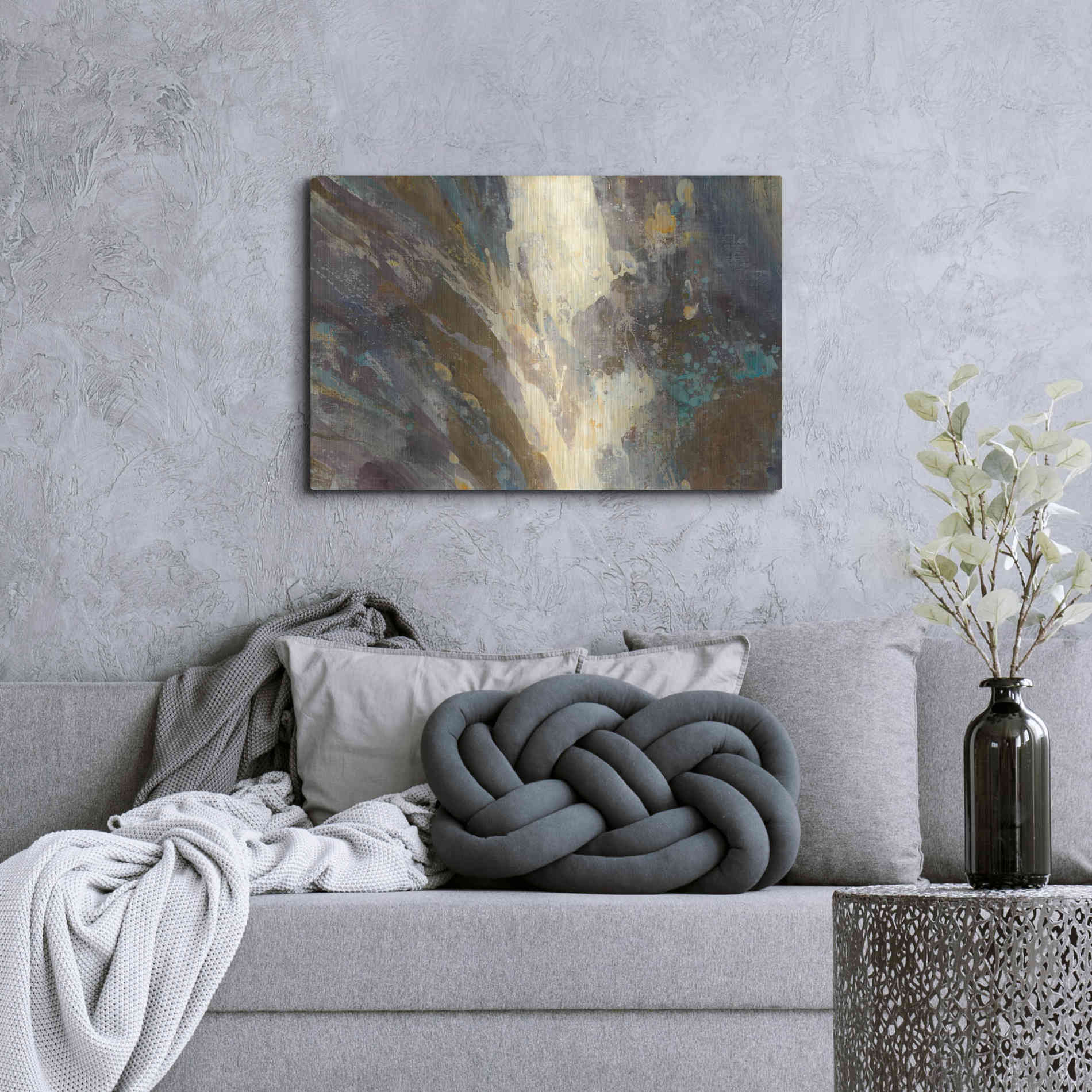 Luxe Metal Art 'By the Waters Edge' by Albena Hristova, Metal Wall Art,36x24