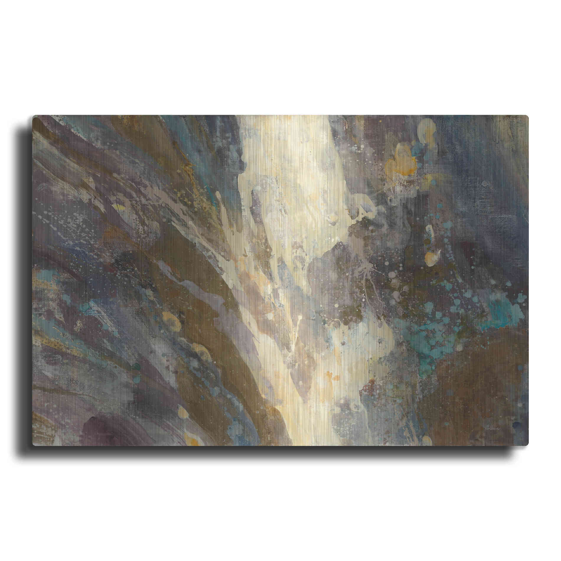 Luxe Metal Art 'By the Waters Edge' by Albena Hristova, Metal Wall Art