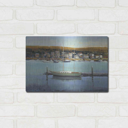 Luxe Metal Art 'Harbor View II' by Tim O'Toole, Metal Wall Art,16x12