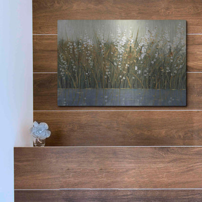 Luxe Metal Art 'By the Tall Grass II' by Tim O'Toole, Metal Wall Art,16x12