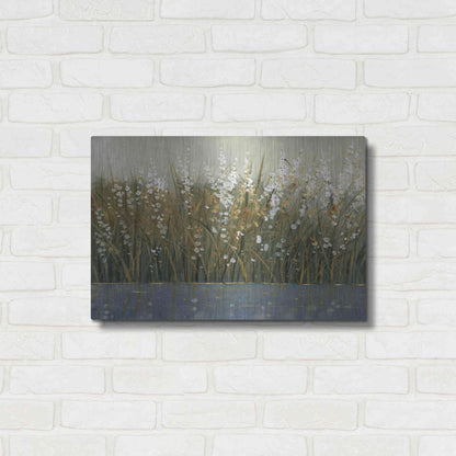 Luxe Metal Art 'By the Tall Grass II' by Tim O'Toole, Metal Wall Art,24x16