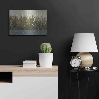 Luxe Metal Art 'By the Tall Grass II' by Tim O'Toole, Metal Wall Art,24x16