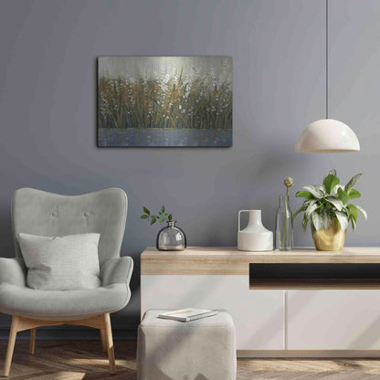 Luxe Metal Art 'By the Tall Grass II' by Tim O'Toole, Metal Wall Art,24x16