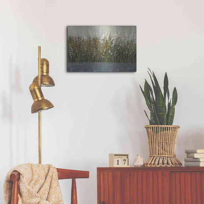 Luxe Metal Art 'By the Tall Grass II' by Tim O'Toole, Metal Wall Art,24x16