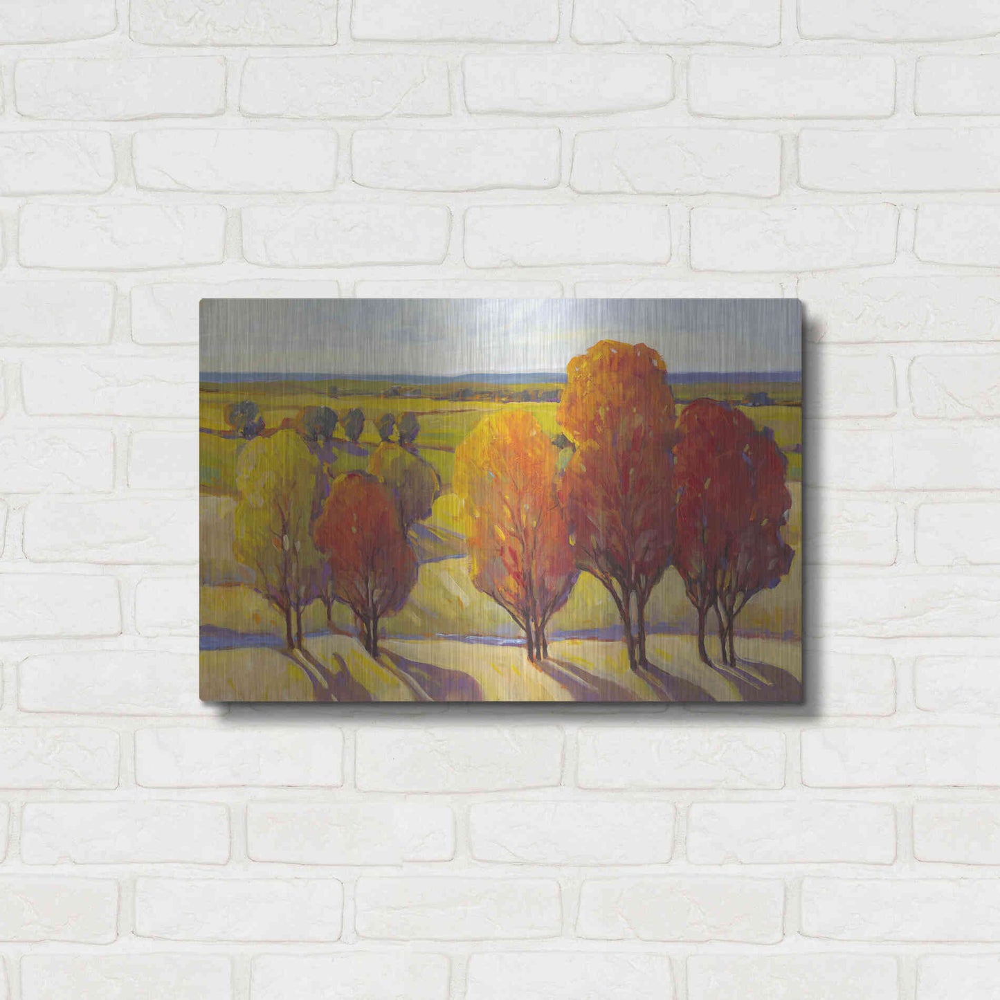 Luxe Metal Art 'Day Glow I' by Tim O'Toole, Metal Wall Art,24x16