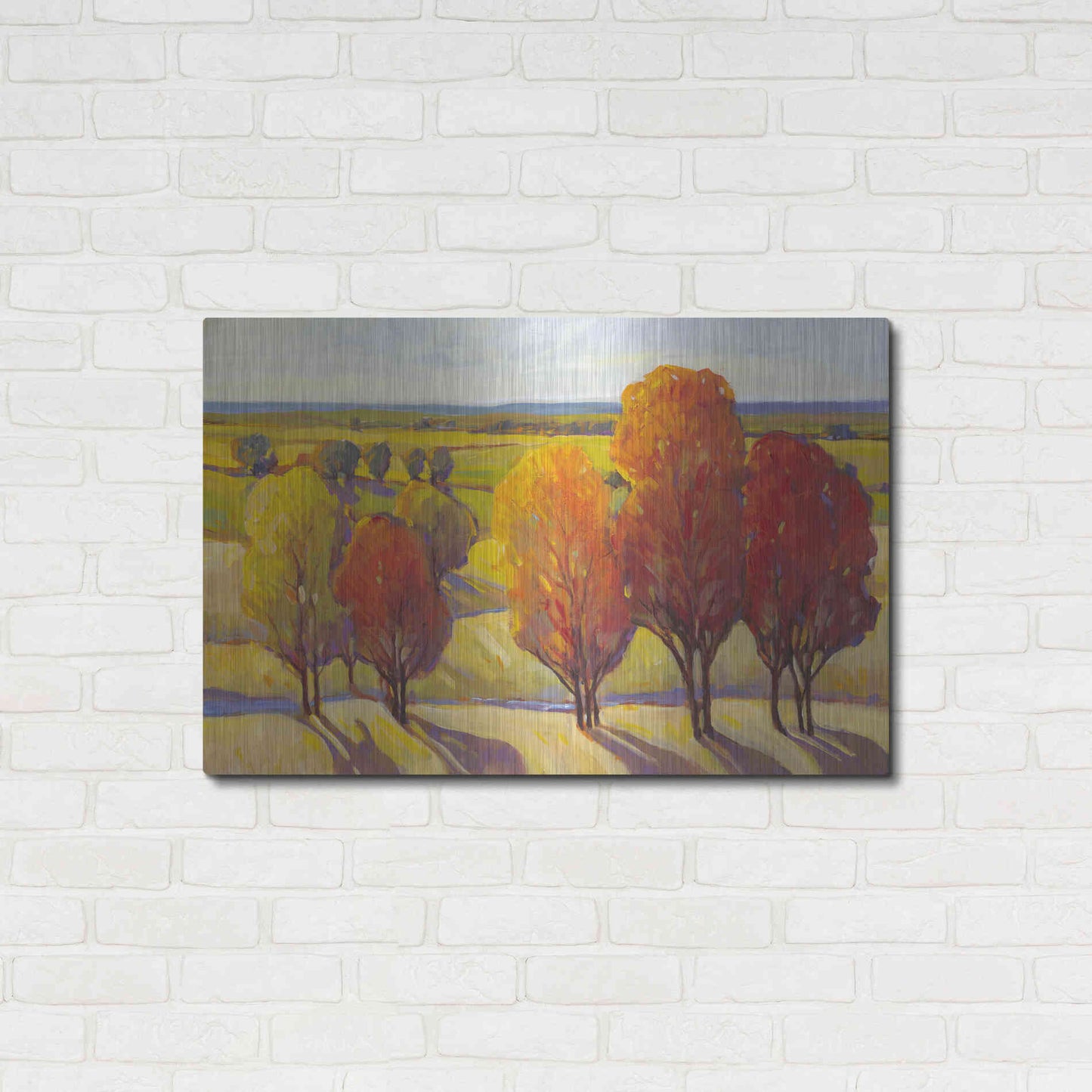 Luxe Metal Art 'Day Glow I' by Tim O'Toole, Metal Wall Art,36x24