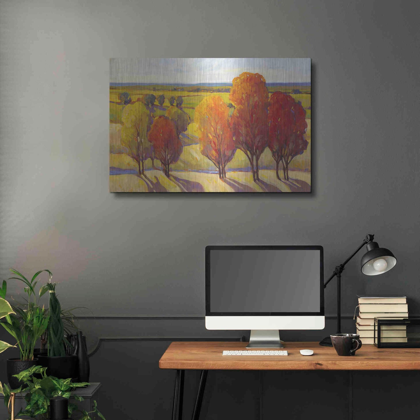 Luxe Metal Art 'Day Glow I' by Tim O'Toole, Metal Wall Art,36x24