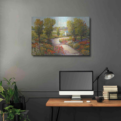 Luxe Metal Art 'Morning Walk I' by Tim O'Toole, Metal Wall Art,36x24