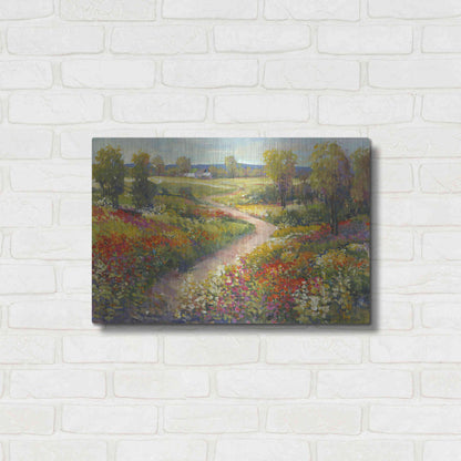 Luxe Metal Art 'Morning Walk II' by Tim O'Toole, Metal Wall Art,24x16