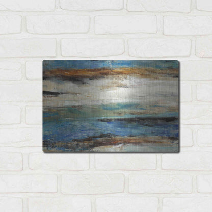 Luxe Metal Art 'Bramble I' by Tim O'Toole, Metal Wall Art,16x12