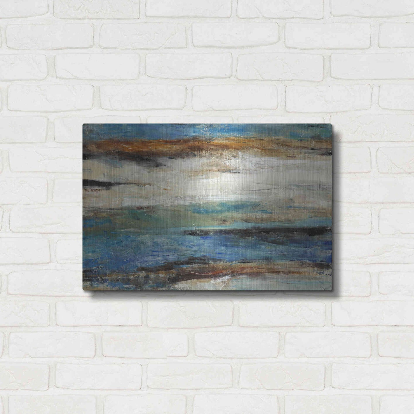 Luxe Metal Art 'Bramble I' by Tim O'Toole, Metal Wall Art,24x16