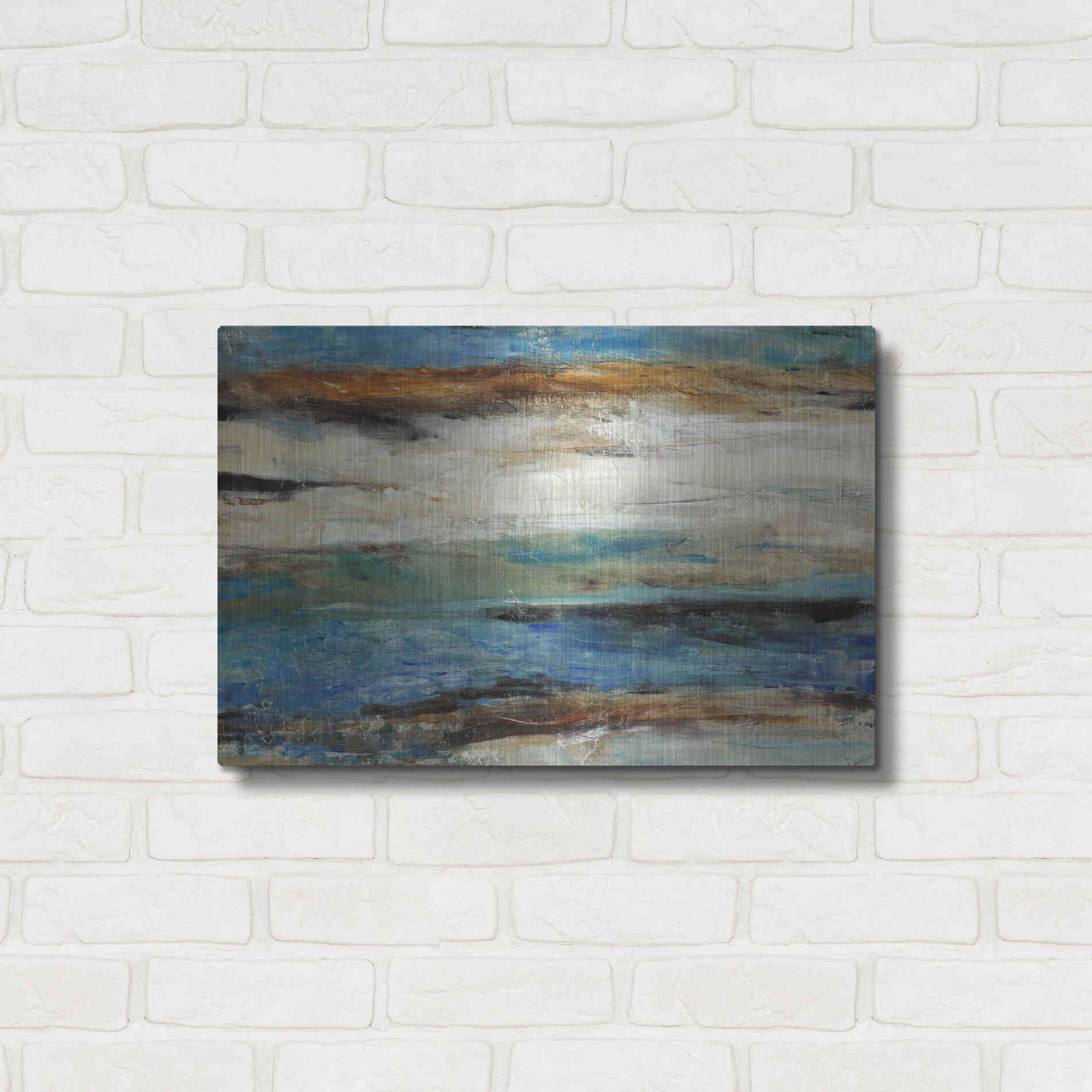 Luxe Metal Art 'Bramble I' by Tim O'Toole, Metal Wall Art,24x16