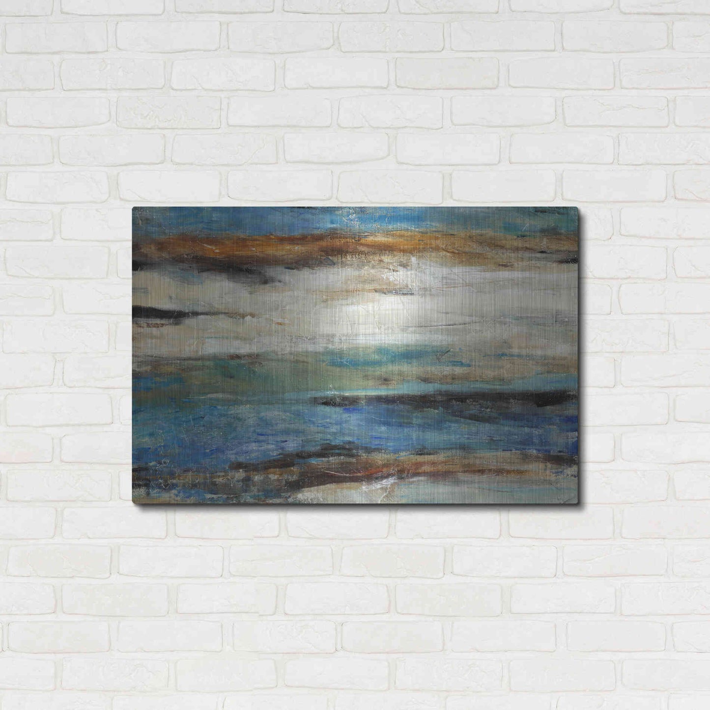 Luxe Metal Art 'Bramble I' by Tim O'Toole, Metal Wall Art,36x24