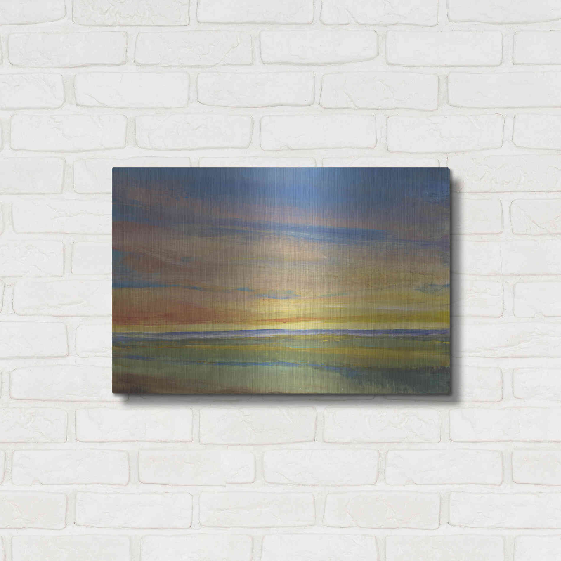 Luxe Metal Art 'Fading Light I' by Tim O'Toole, Metal Wall Art,24x16