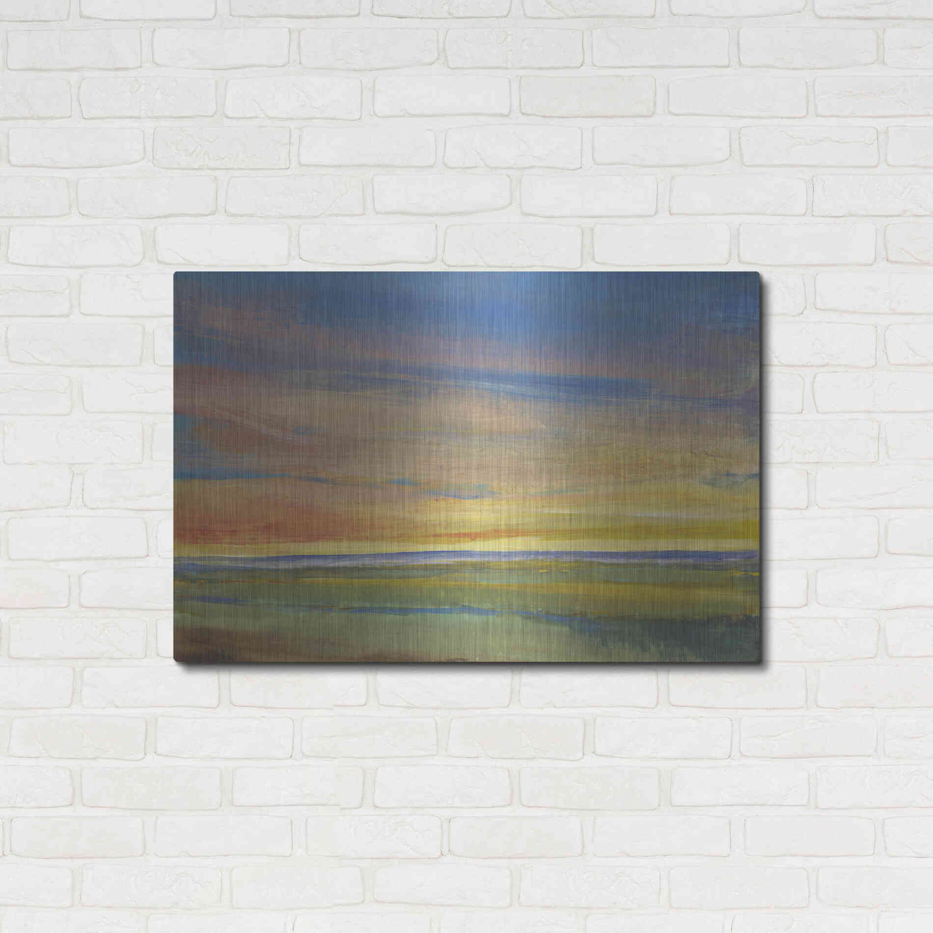 Luxe Metal Art 'Fading Light I' by Tim O'Toole, Metal Wall Art,36x24