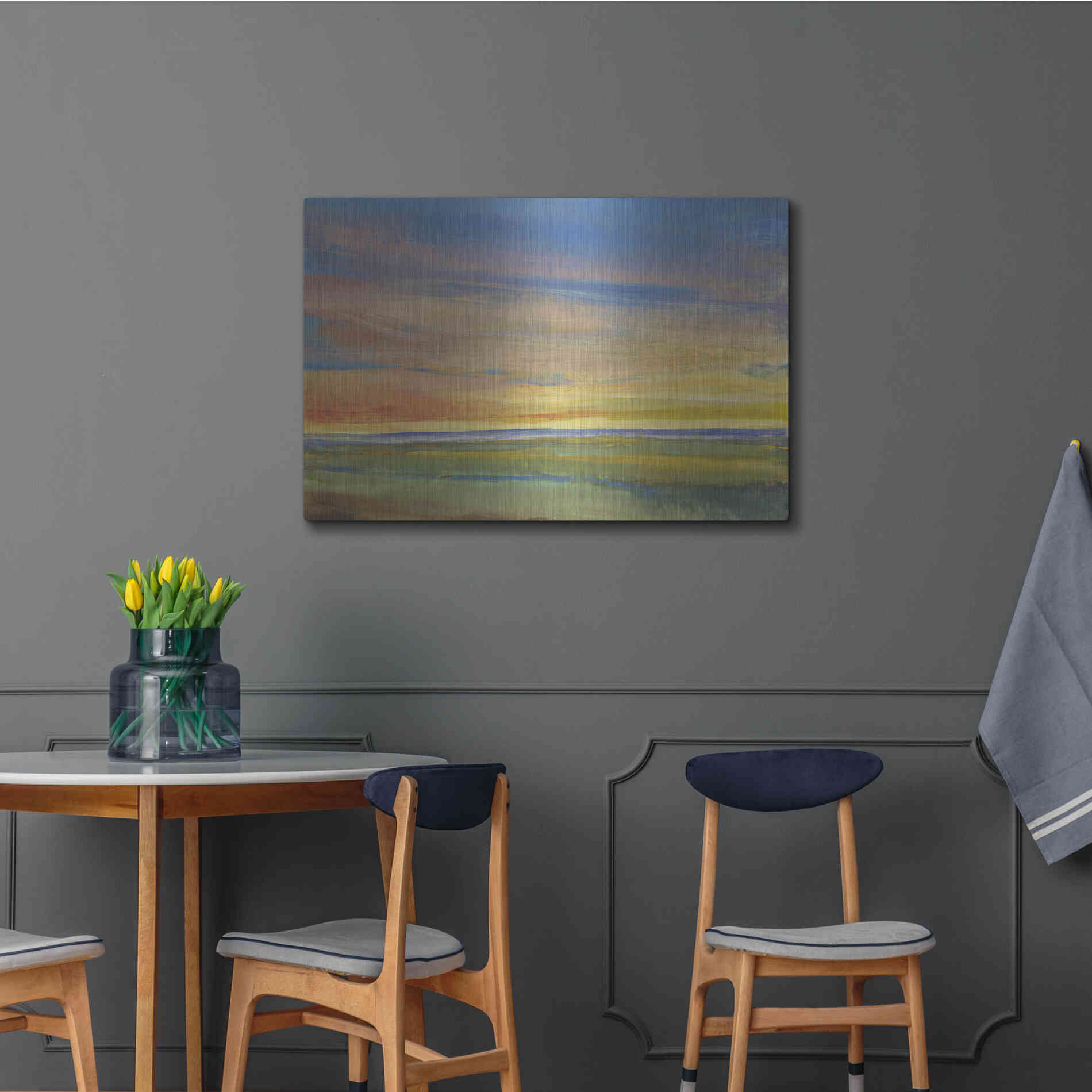 Luxe Metal Art 'Fading Light I' by Tim O'Toole, Metal Wall Art,36x24