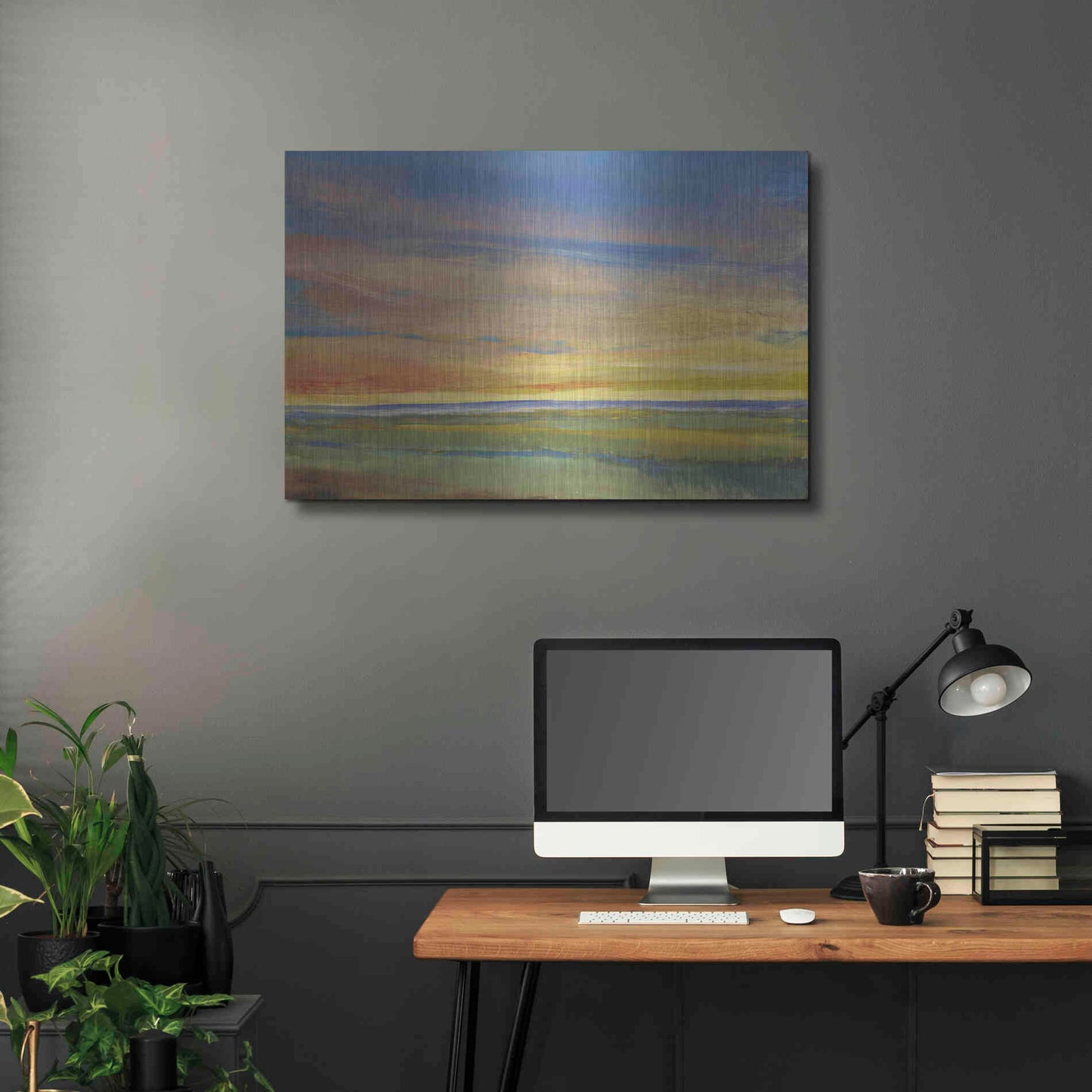 Luxe Metal Art 'Fading Light I' by Tim O'Toole, Metal Wall Art,36x24